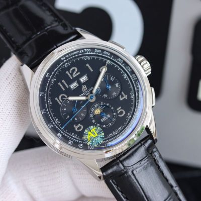 GF Factory Breitling 42MM Sapphire Glass B25 Movement Black Bracelet Dark Blue Watch